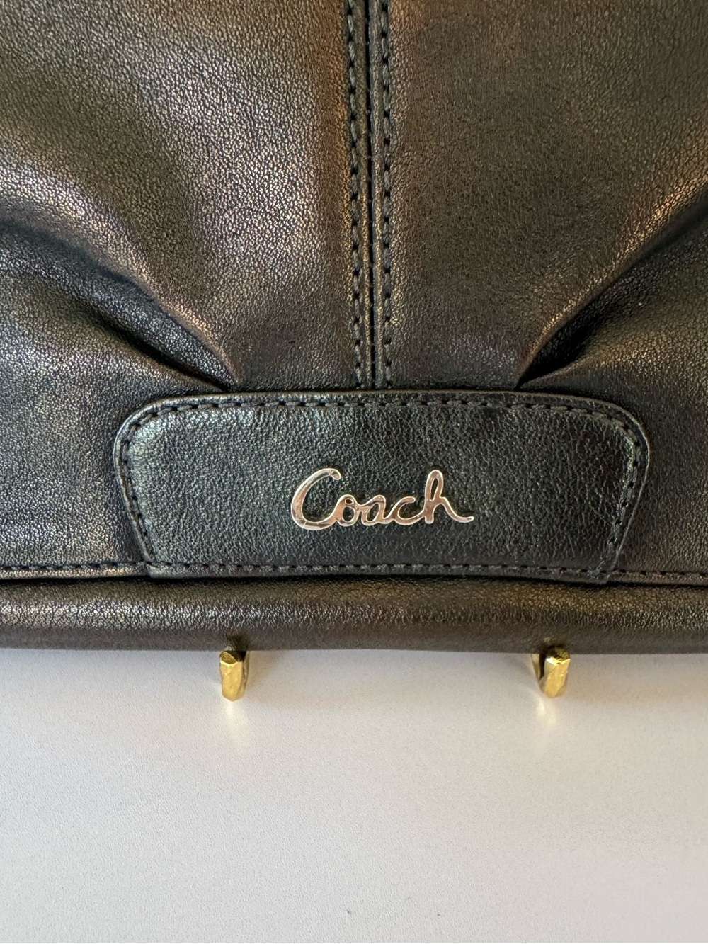 Coach Ashley Wristlet with Coach Dice Charm - Picture 2 of 10